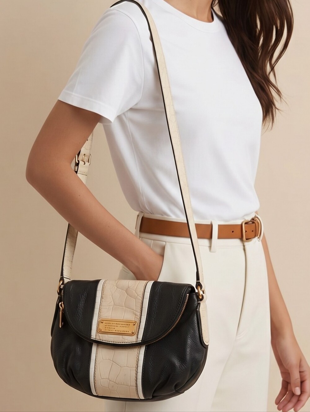 Marc By Marc Jacobs Pebbled Leather Crossbody Bag